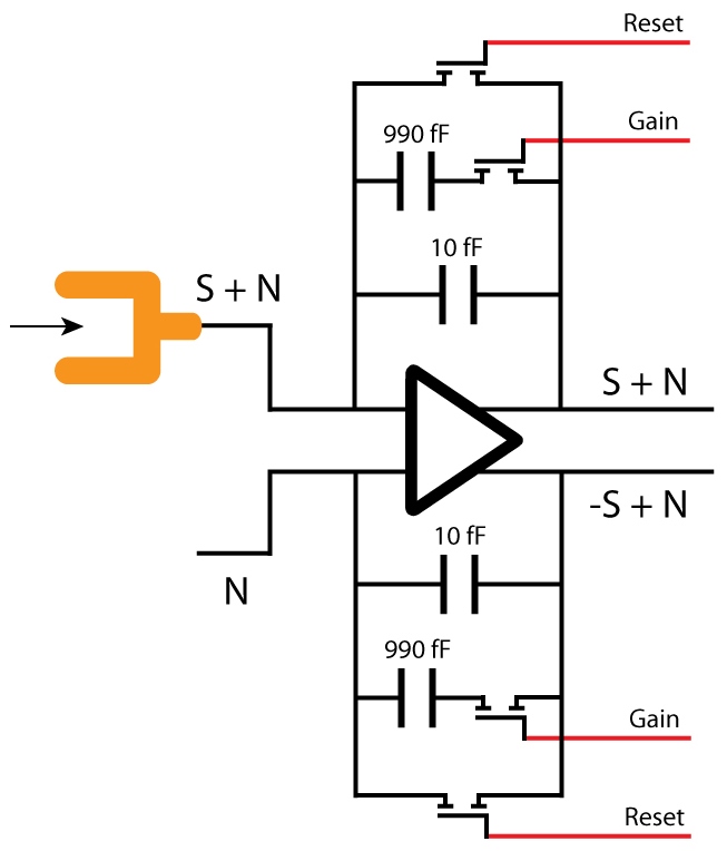 Signal processing circuit diagram